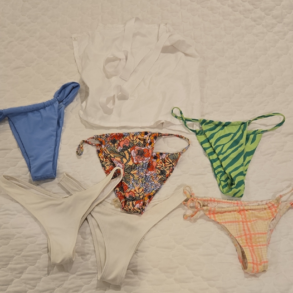 Colorful Bikini Bottoms Set